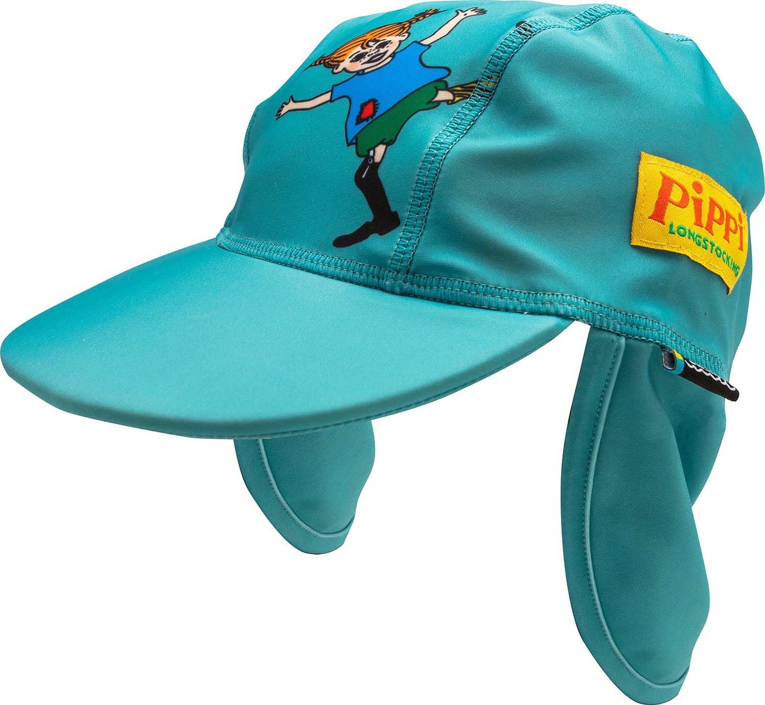 Swimpy Pippi Langstrømpe UV-Hat, Petrol, 98-104 Swimpy Pippi Langstrømpe UV-Hat, Petrol, 98-104