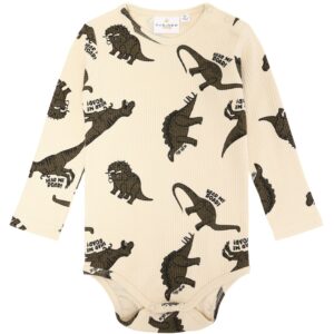 THE NEW Siblings Angora Dino AOP Levi Rib Body - Str. 56