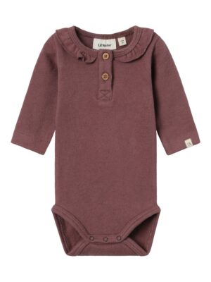 Thoro langærmet slim body - ROSE BROWN - 68