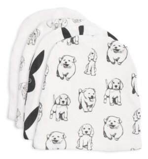 Tiny Treasure Sarah Hue 4-Pack, White 56-62, Babytøj