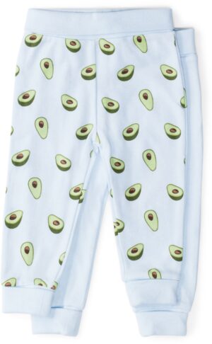 Tiny Treasure Willow Bukser 2-Pack, Baby Blue 56, Babytøj