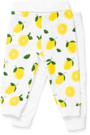 Tiny Treasure Willow Bukser 2-Pack, White 68, Babytøj
