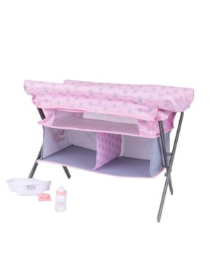 Tiny Treasures Foldbart puslebord og seng