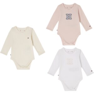 Tommy Hilfiger Baby 3-Pak Gaveæske Whimsy Pink - Str. 86