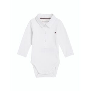 Tommy Hilfiger White Rib Body Ls - Str. 80