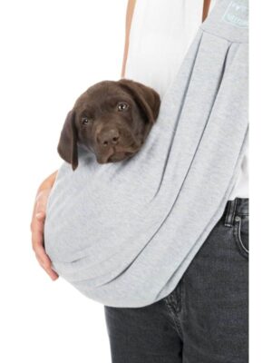 Trixie Junior Pet Front Carrier Soft Light Grey 22x20x60cm Up to 5kg
