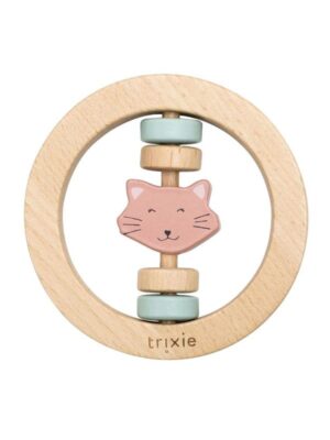 Trixie Wooden Rattle - Mrs. Cat