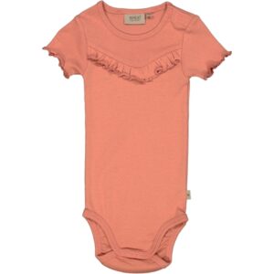 Wheat Cameo Brown Ruffle Rib Body - Str. 1 mdr