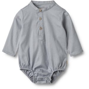 Wheat Cloudy Sky Romper Skjorte Victor - Str. 9 mdr/74