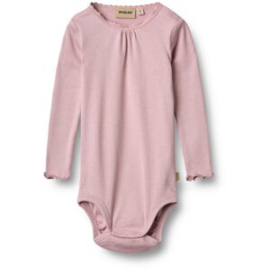 Wheat Lavender Mist Rib Body L/S Lotta - Str. 3 mdr/62