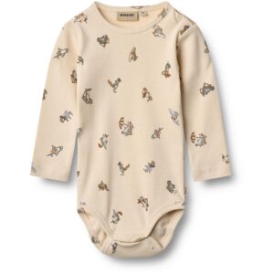 Wheat Strand Friends Body L/S Freddie - Str. 12 mdr/80