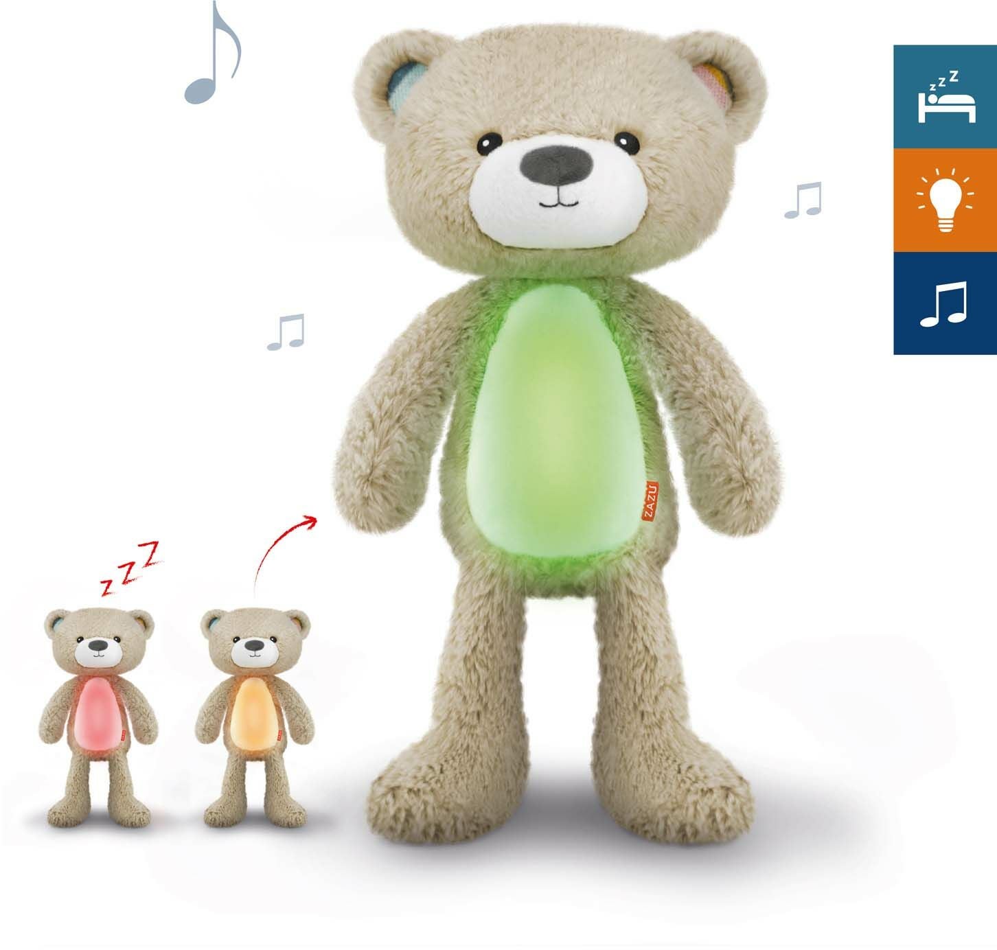 ZAZU Søvntræner Brody the Bear, taupe ZAZU Søvntræner Brody the Bear, taupe