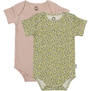 2-Pak kortærmet Body - ADOBE ROSE - 3 MDR.