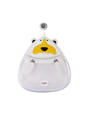3 Sprouts Bath Storage - White Polar Bear