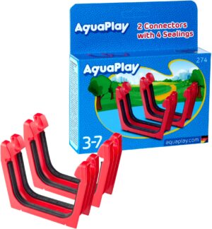 Aquaplay Kobling 2-pak, Rød