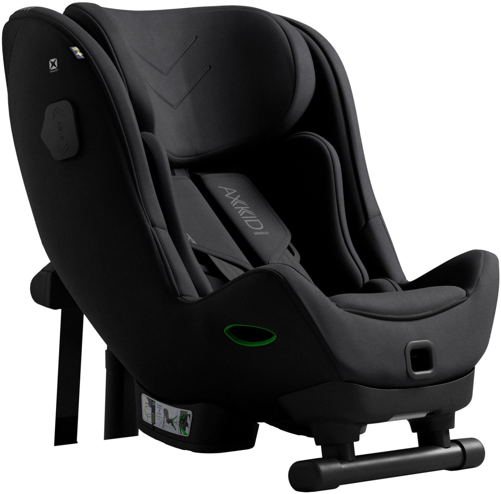 Axkid Minikid 4 Max Autostol, Coastal Storm Black Axkid Minikid 4 Max Autostol, Coastal Storm Black