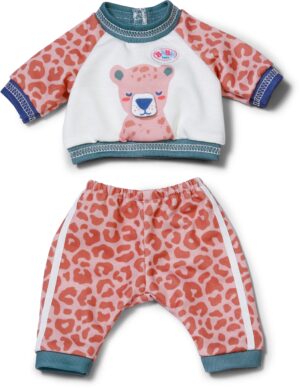 BABY born Dukketøj Joggingdragt Leopard 36 cm