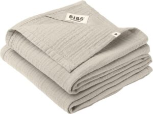 BIBS Stofble Musselin 2-pak, Sand