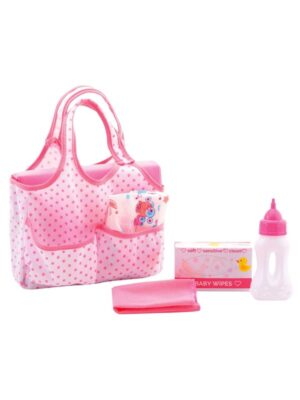 Baby Rose Diaper Bag with Accessories