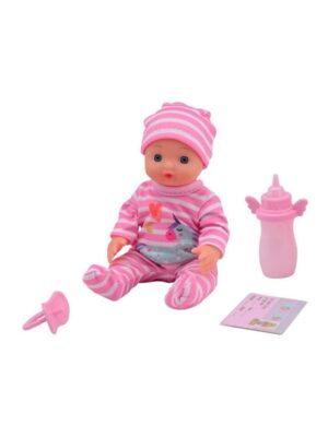 Baby Rose Drinking and Peeing Baby Doll 17cm