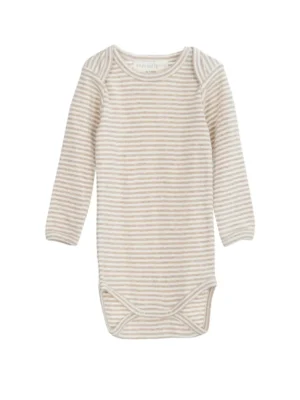 Baby Stribet Body - OATSTRIPE - 86