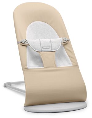 BabyBjörn Balance Soft Skråstol Woven Jersey, Beige/Grå