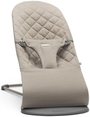 BabyBjörn Bliss Skråstol Vævet Classic Quilt, Sandgrå