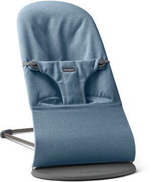 BabyBjörn Bliss Skråstol Woven Mélange, Blå