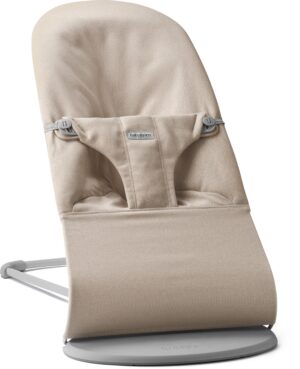 BabyBjörn Bliss Skråstol Woven Mélange, Lys beige