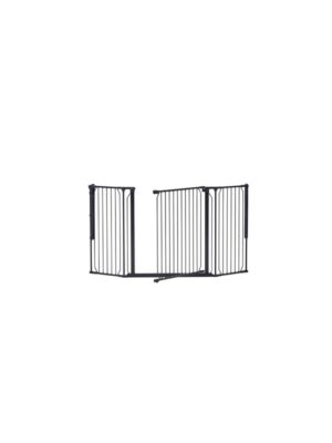 BabyDan CombiFit M sikkerhedsgitter, 90-146 cm, sort