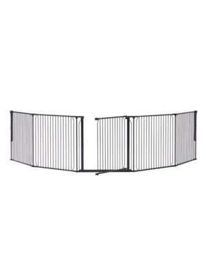 BabyDan CombiFit XXL sikkerhedsgitter, 90-350 cm, sort