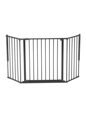 BabyDan Flex M sikkerhedsgitter, sort, 90-146 cm