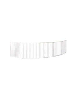 BabyDan Flex XXL sikkerhedsgitter, hvid, 278-350 cm