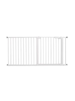 BabyDan Premier sikkerhedsgitter ekstra bred, hvid, 151,8-158 cm