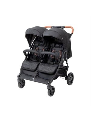 Babytrold OS2 tvillingeklapvogn - Sort