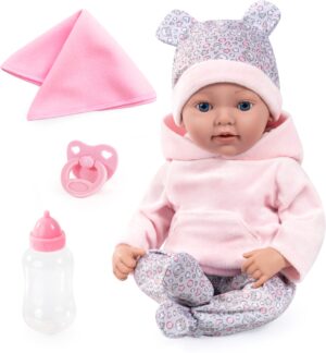 Bayer Design Reborn Baby Dukke med Tilbehør Bamse 38 cm
