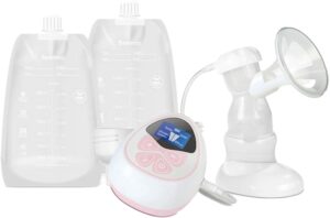 Beemoo CARE Elektrisk Brystpumpe inkl. Modermælksposer 30-Pak