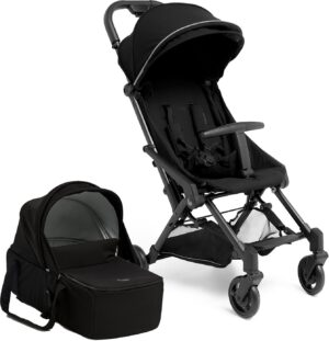 Beemoo Easy Fly 4 Klapvogn med Liggedel, Jet Black