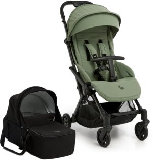Beemoo Easy Fly Lux 4 Klapvogn med Liggedel, Sea Green