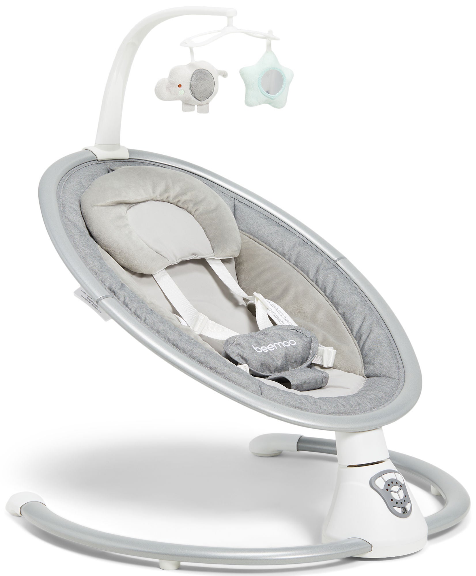 Beemoo PLAY Rocker Low Skråstol, Grey Beemoo PLAY Rocker Low Skråstol, Grey