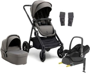 Beemoo Pro Multi 2 Duovogn inkl. Maxi-Cosi CabrioFix Autostol Baby & Base, Mocha Grey