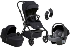 Beemoo Pro Twist Duovogn inkl. Beemoo Route Autostol Baby, Coffee Black/Mineral Grey