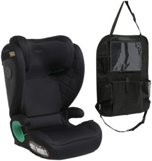 Beemoo Range i-Size Autostol Inkl. Smart Organizer, Black Stone