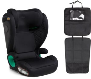Beemoo Range i-Size Autostol inkl. 3-i-1 Sædebeskytter, Black Stone