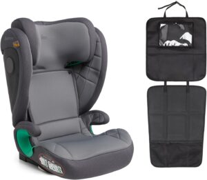 Beemoo Range i-Size Autostol inkl. 3-i-1 Sædebeskytter, Mineral Grey