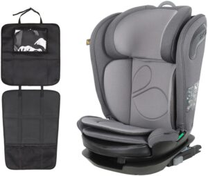 Beemoo Reform ISOFIX Autostol inkl. 3-i-1 Sædebeskytter, Mineral Grey