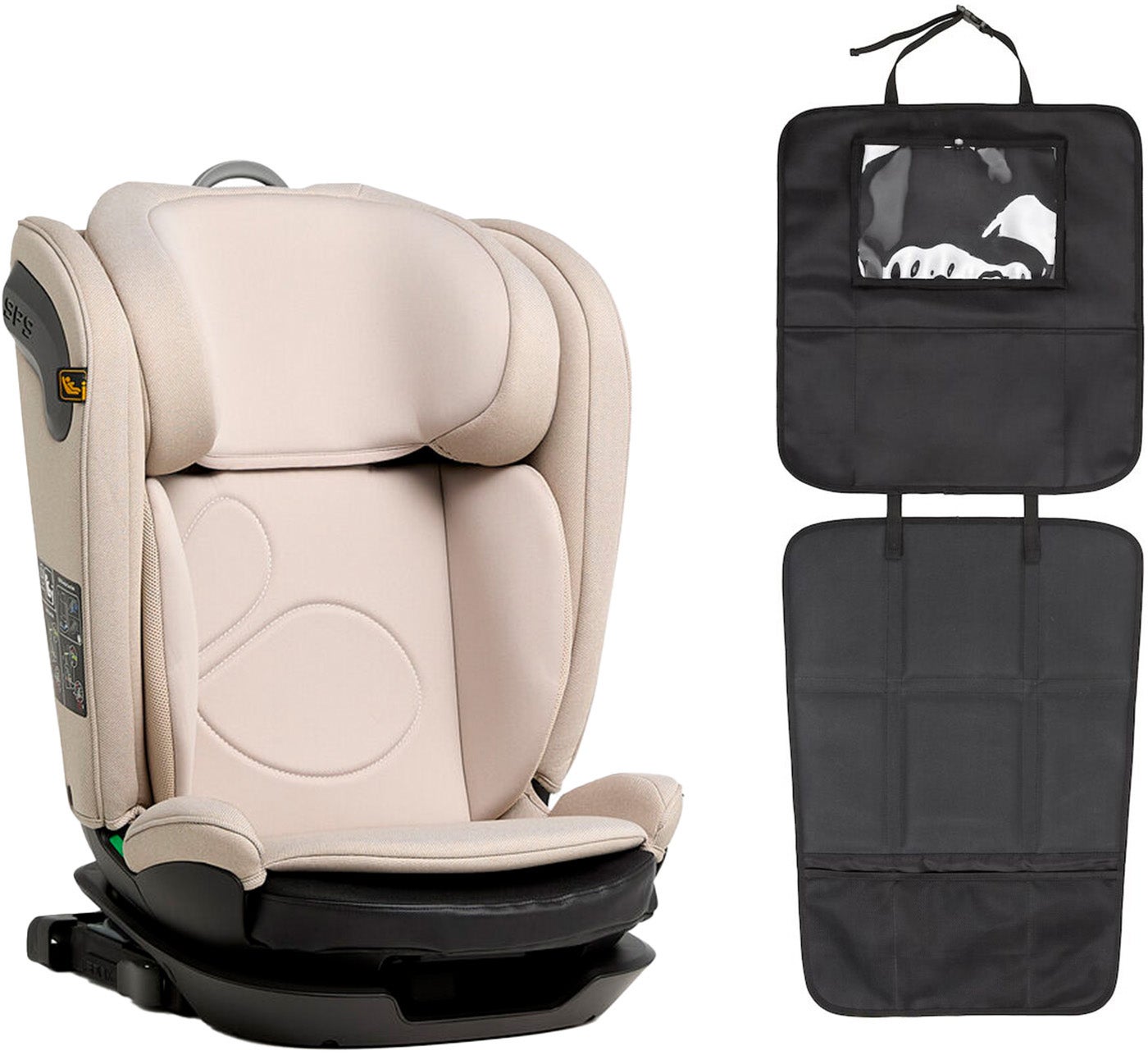 Beemoo Reform ISOFIX Autostol inkl. Beemoo 3-i-1 Sædebeskytter, Oat/Black Beemoo Reform ISOFIX Autostol inkl. Beemoo 3-i-1 Sædebeskytter, Oat/Black