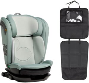 Beemoo Reform ISOFIX Autostol inkl. Beemoo 3-i-1 Sædebeskytter, Teal/Black