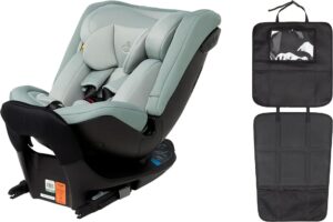 Beemoo Rotate i-Size Autostol inkl. 3-i-1 Sædebeskytter, Teal/Black