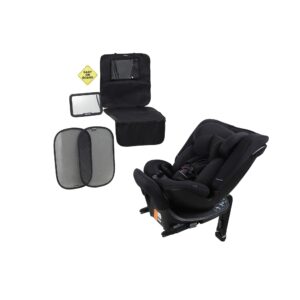 Beemoo Rotate i-Size Vendbar Autostol Inkl. Tilbehørspakke, Black Stone